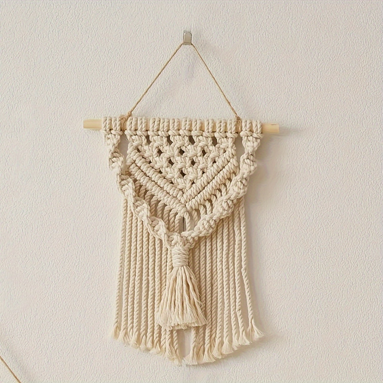 DIY Hand-Woven Tassel Wall Hanging Kit - Perfect for Beginners, Ideal Home Decor & Holiday Gift for Family and Friends, Hanging Decor, Handmade, Wall Hanging Kit