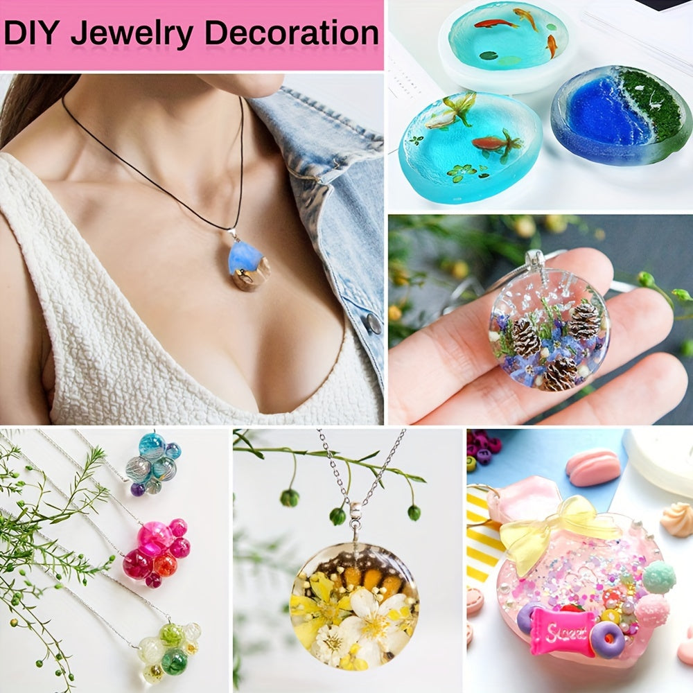 141pcs DIY Resin Casting Kit for Beginners - Includes Silicone Molds for Bracelets, Pendants, Earrings - High-Quality, Easy-Release, Reusable Epoxy Mold Set with Tools & Accessories - Create Jewelry with Colorful Designs, Uni