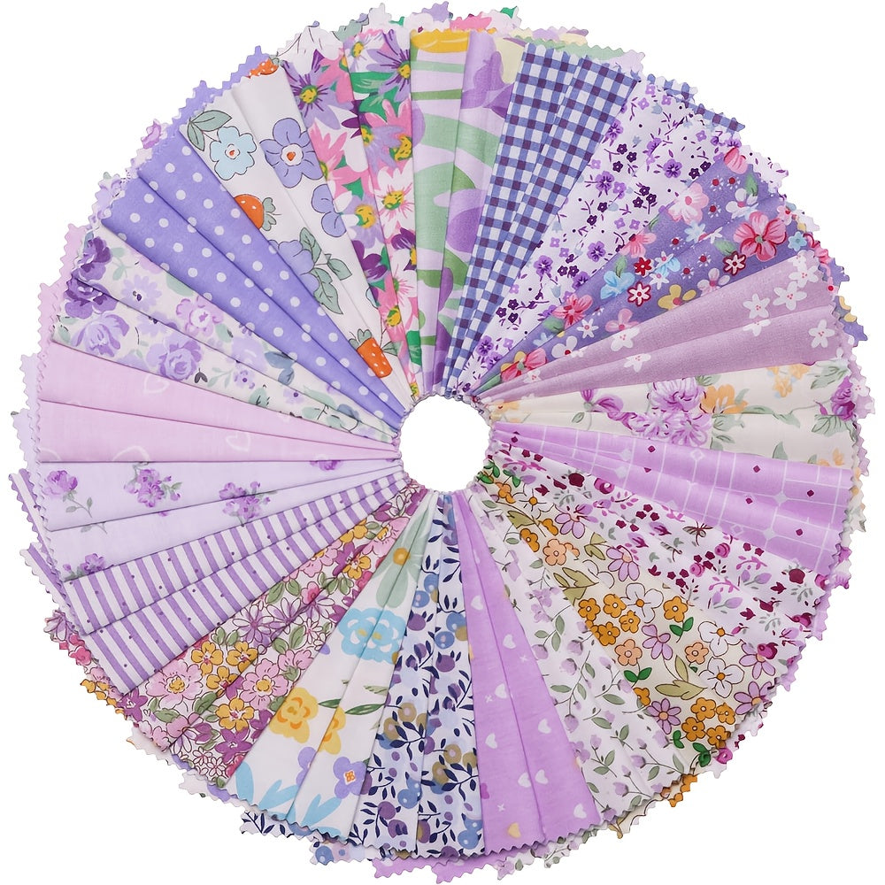 22pcs of Pink Floral Jelly Cotton Fabric Rolls, Measuring 9.84inch X 9.84inch, Suitable for Quilting, DIY Sewing, Blanket And Carpet Home Decor, And Wallet Making.