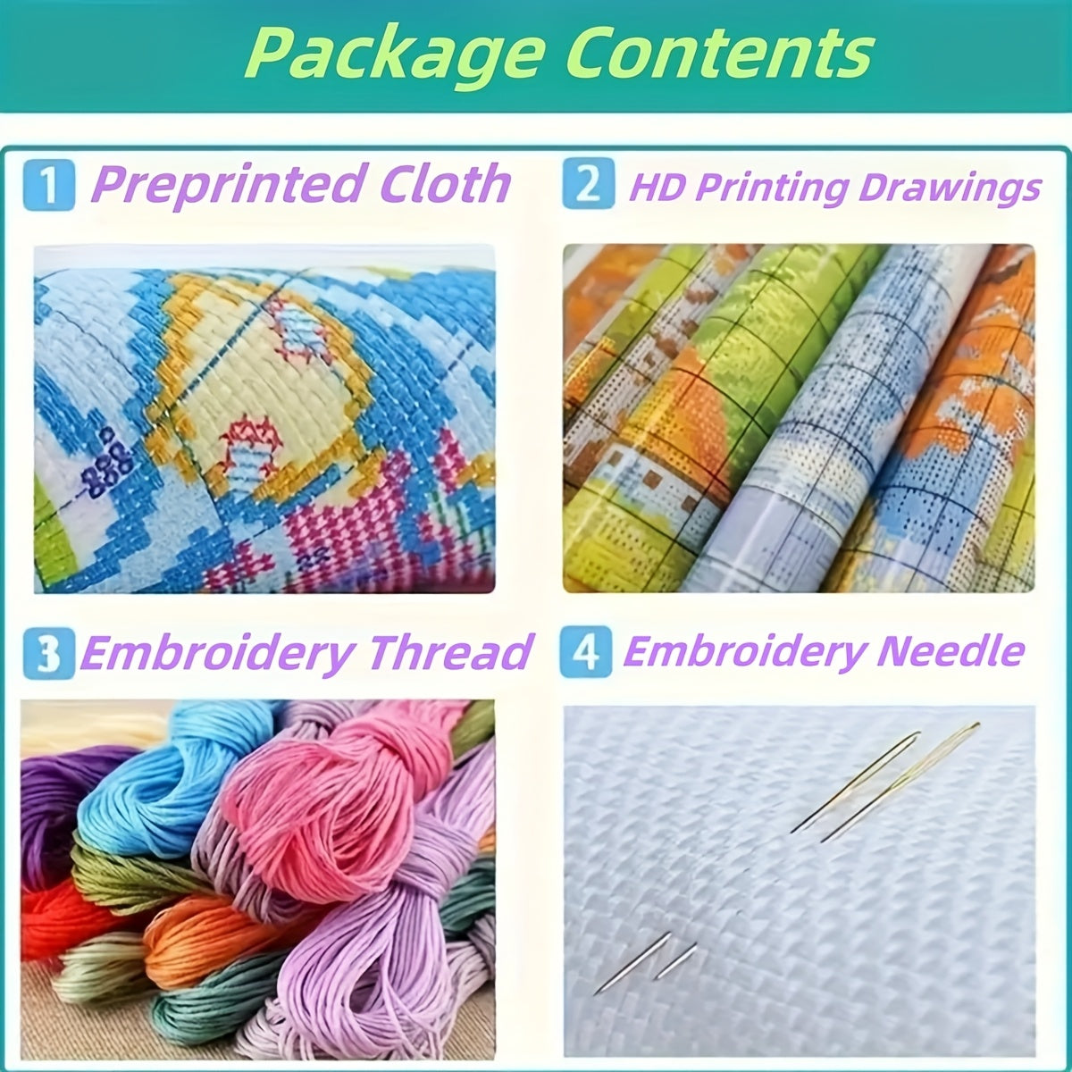 Cross Stitch Kit, Brand New Cross Stitch for Living Room Entryway Bedroom Decor, Suitable for Home and Office Wall Art, 11CT Gift for Friends & Family, Mini Cross Stitch Kits, New Stamped Cross Stitch, Cross Stitch Supplies,