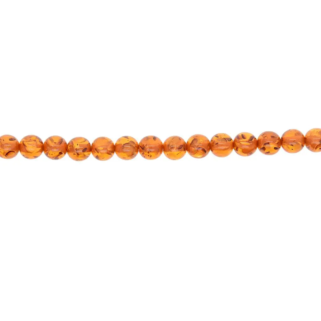 8mm Artificial Amber Beads for Jewelry Making DIY Findings Honey Brown