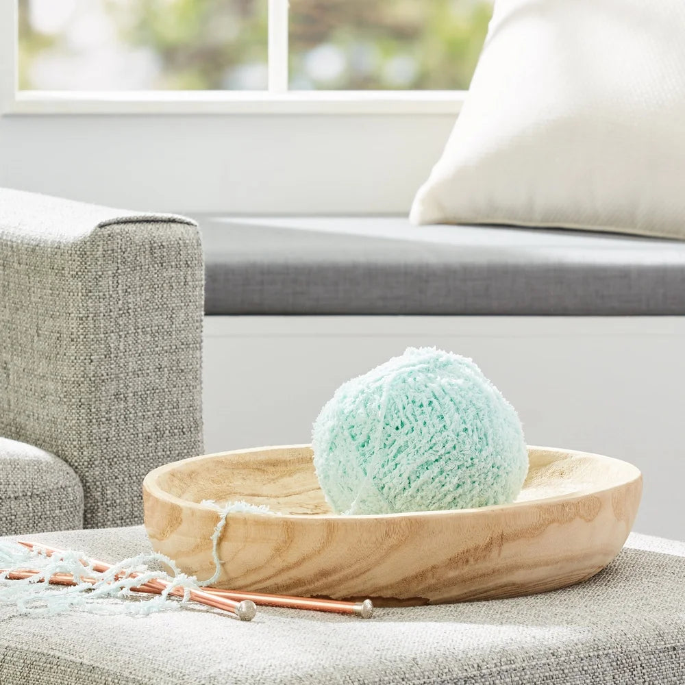 Feather Fringe Yarn Opaline Green 251yd 100% Polyester Lightweight Knitting Yarn Pack of 3 Blankets Scarves Hats Sweaters