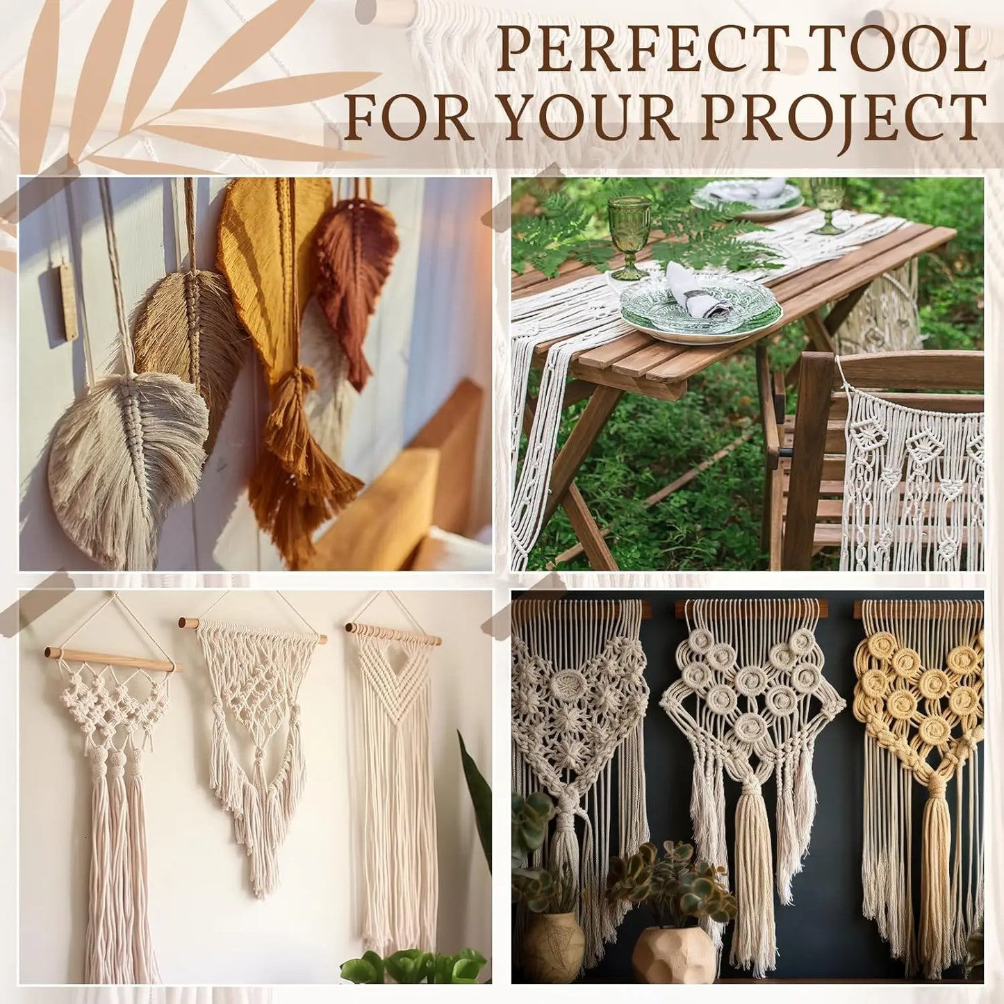 Macrame Board Stand Kit Adjustable Macrame Tools Tassel Board Set Braiding Craft Auxiliary Board For Securing DIY knitting