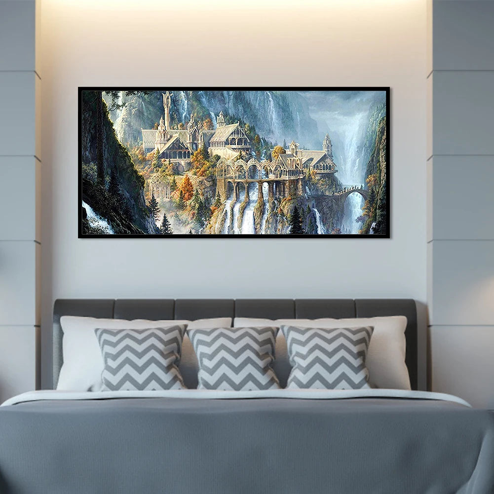 Full Cross Stitch 11CT Wonderland Counted Embroidery DIY Needlework Kits Crafts