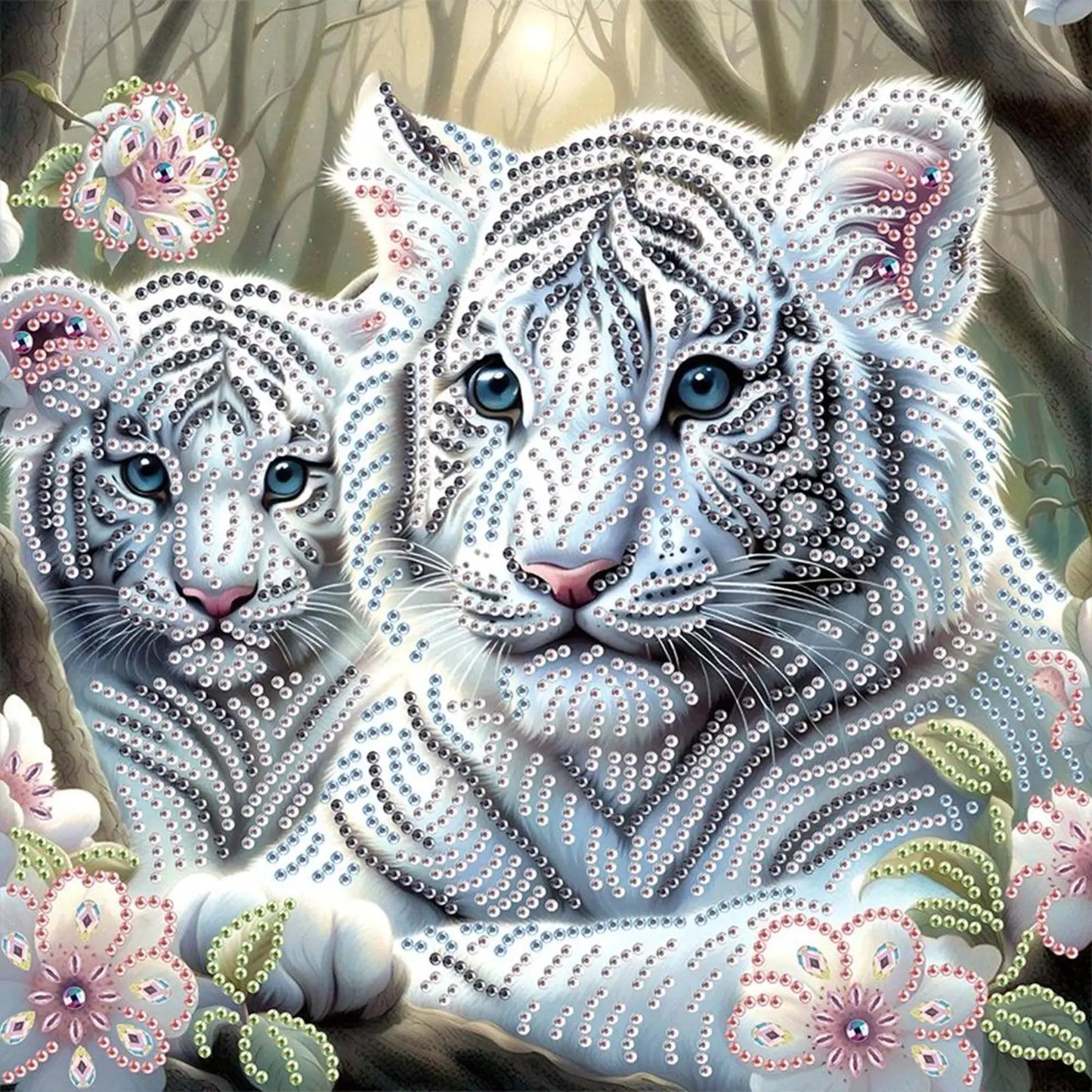 Animal 5D DIY Special Shape Crystal Partial Diamond Painting Kit Home Wall Decor