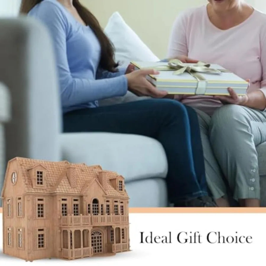 3D Puzzle Doll House with Robust Quality & Sturdy Construction – Easy to Assemble Educational Doll House Puzzle