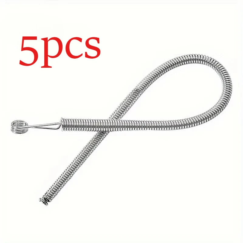Bendable Spring Drawstring Threader Clip Pants Hoodies Elastic Band Lace Cord Flexible Drawstring Thread DIY Sewing Accessories