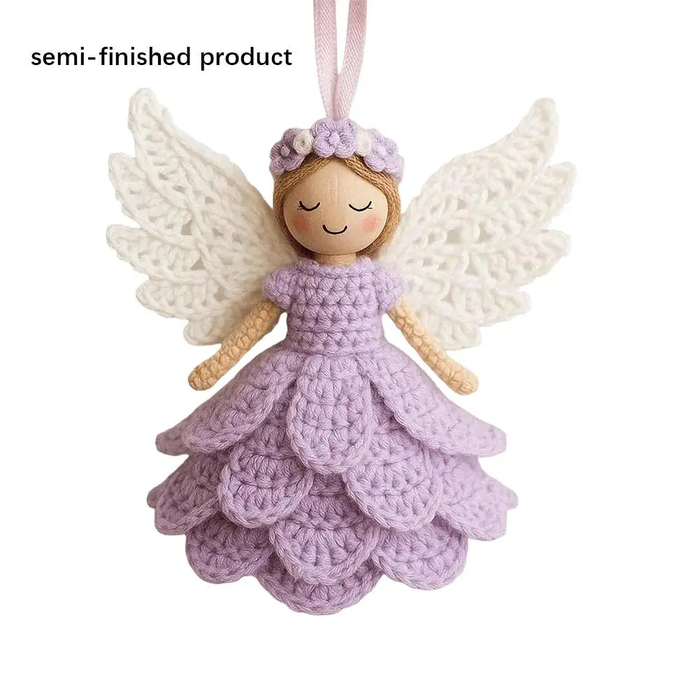 DIY Crochet Angel Ornament Kit Crochet Kit Handwoven DIY Material Kit for Adults and Kids