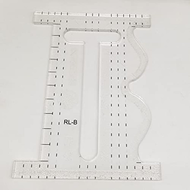 Quilting Ruler Sid is A StraightCurvy Quilting Tool with A Cut Out Center to Helping You Create Some Amazing Designs