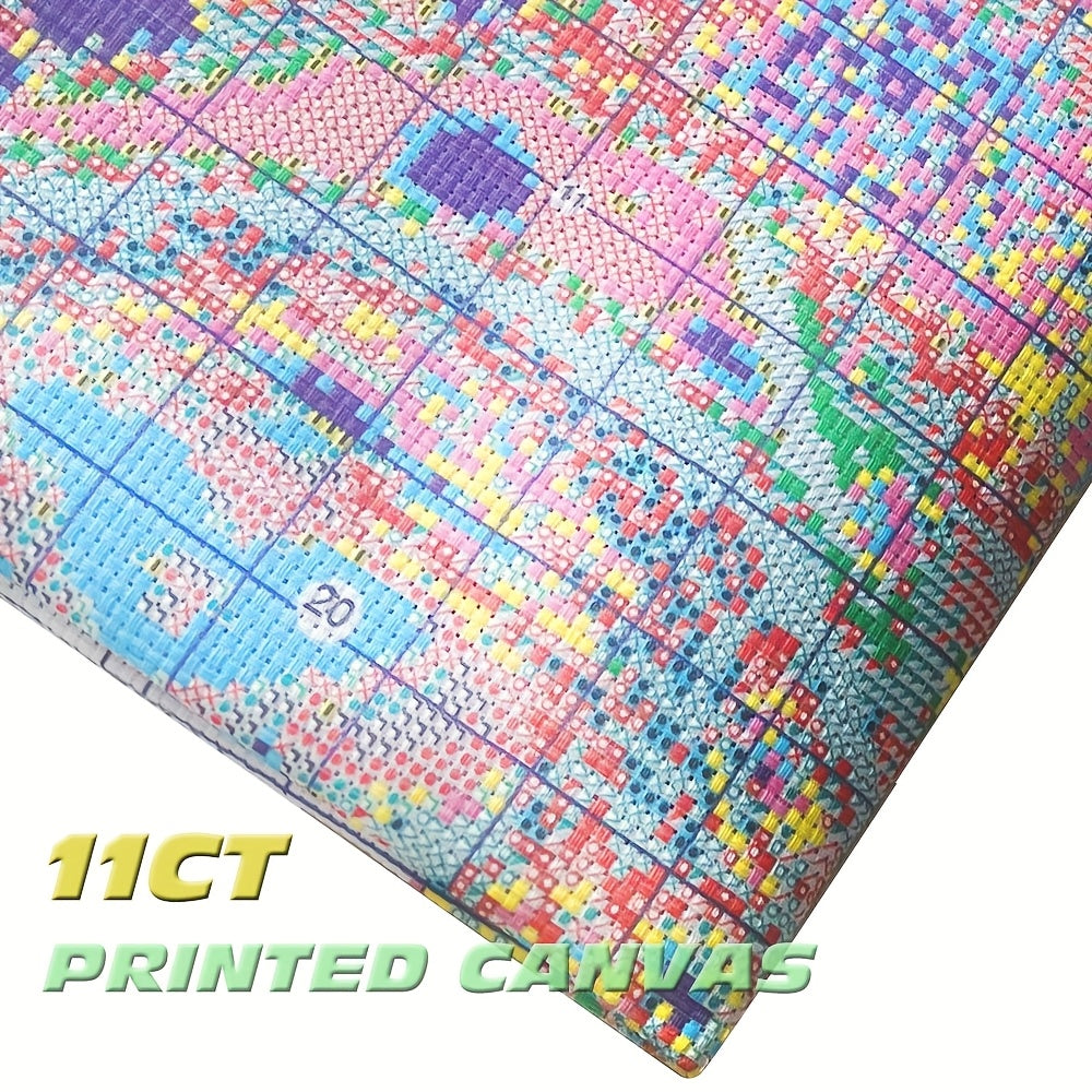 Cat Flower Theme Cross Stitch Kits DIY Part Bead Embroidery Adults Creative Handmade Home Decoration Gifts