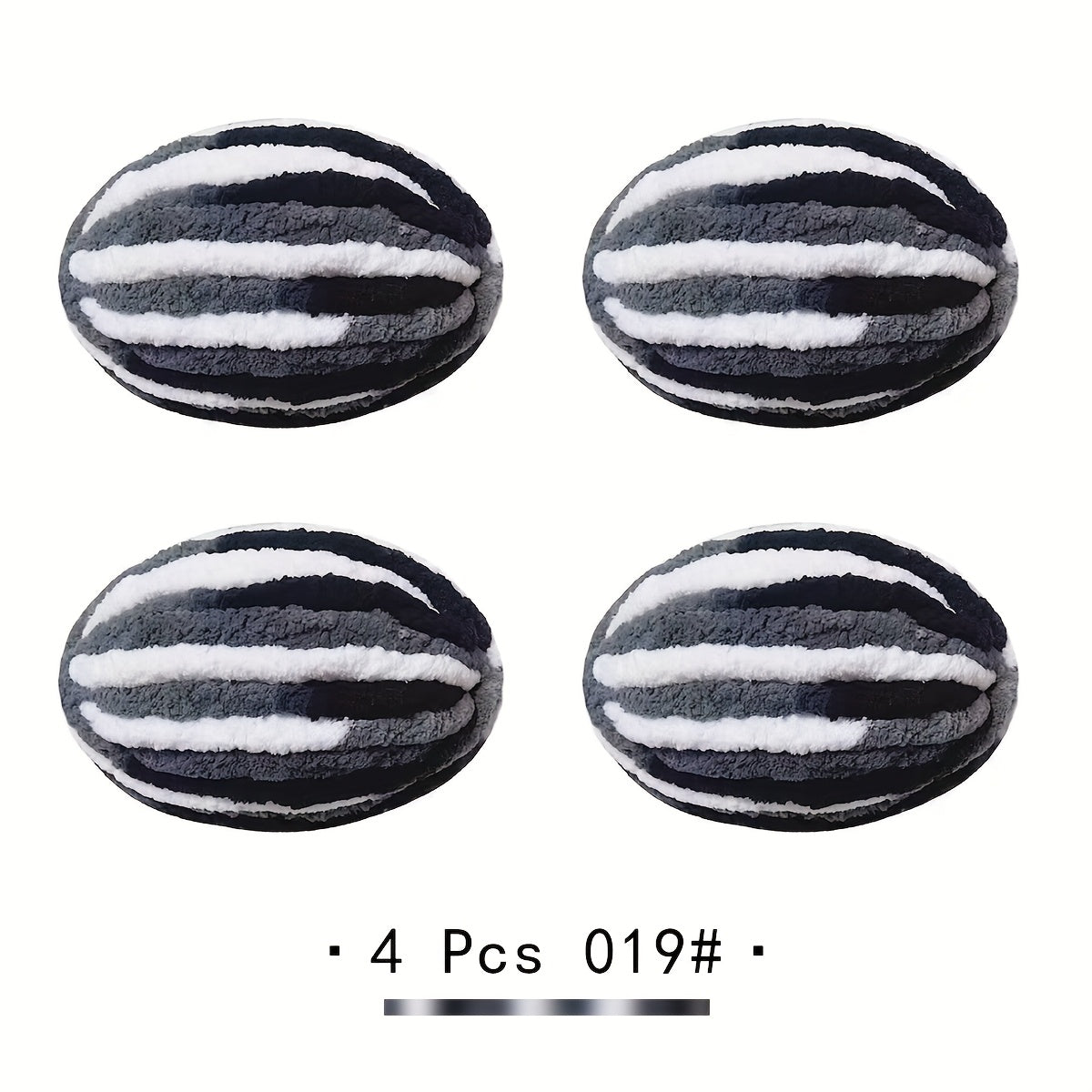 4 PSC BAYEXY Super Thick Knitting Yarn - Chunky Chenille Yarn for Handmade Blankets, All-Age Crafting Enthusiasts, 100% Polyester, Mixed Colors