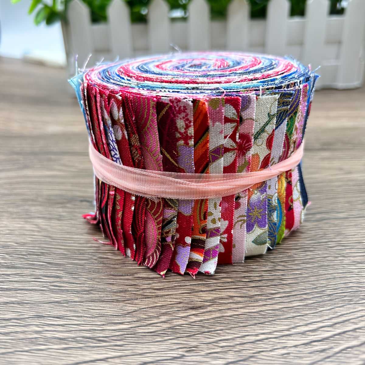 40pcs Cotton Fabric Strips, Jelly Roll Fabric, DIY Craft Kits-2.48"*19.69" Inch Precut Cotton Fabric Strips For DIY Crafts, Colorful Floral Patterns Quilting Fabric For Sewing And Quilting
