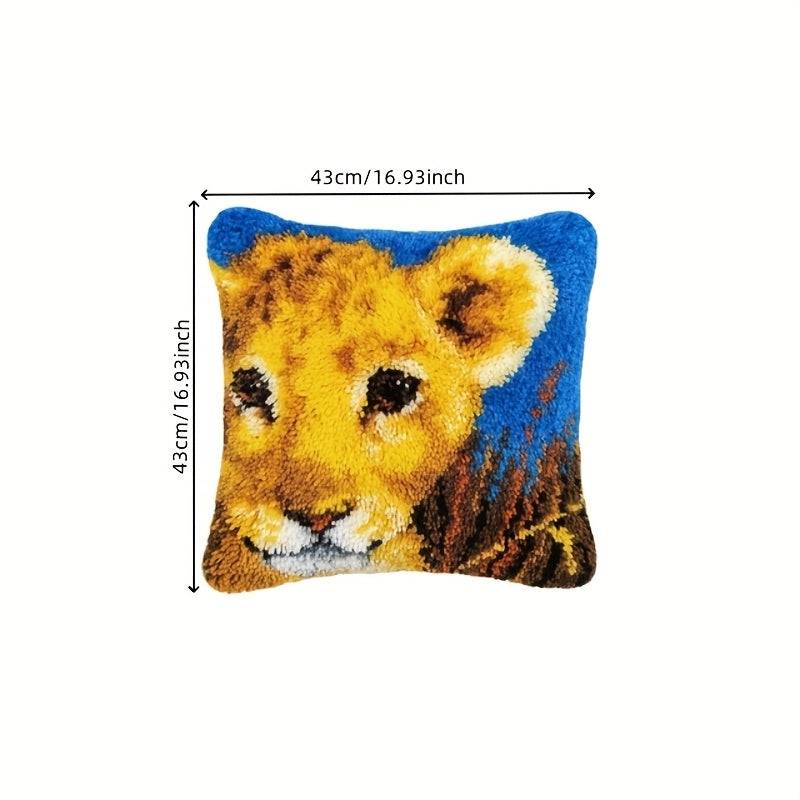 Latch Hook Kits DIY Crocheting Embroidery Throw Pillow Needlework Cross Stitch Kits