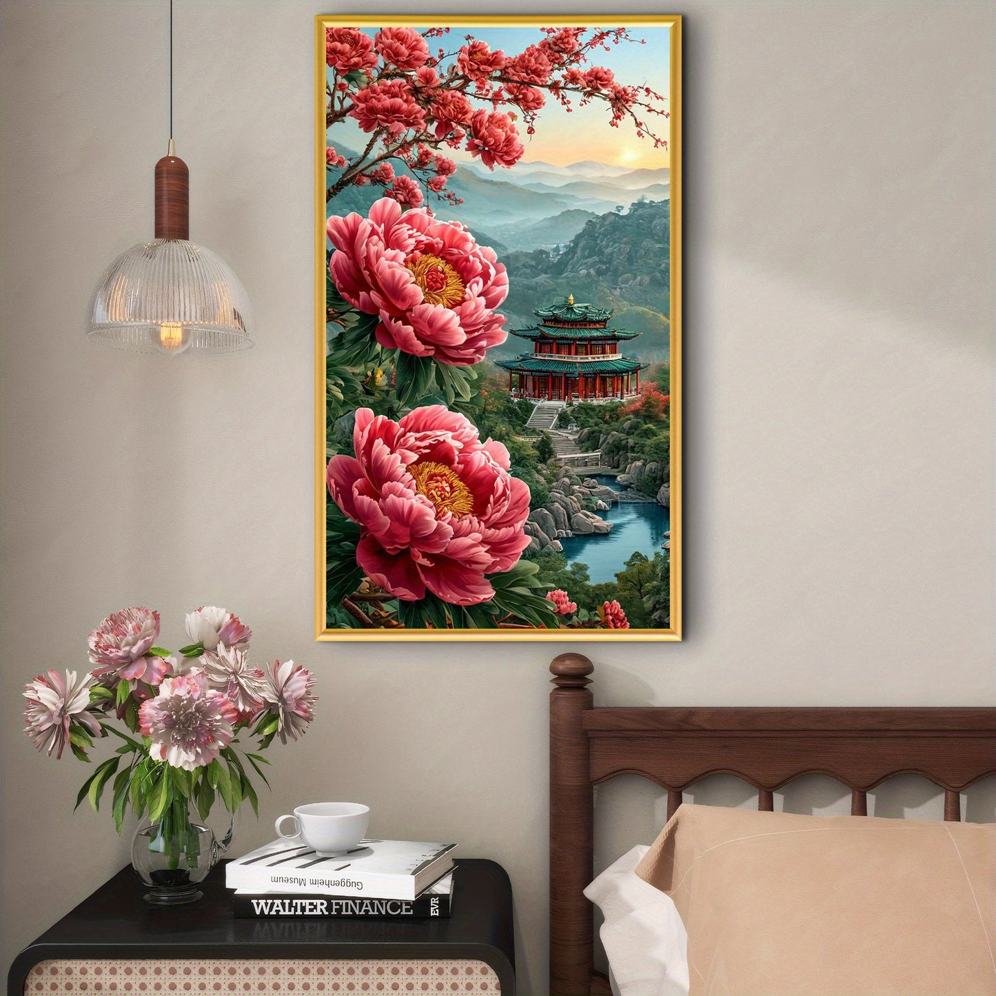 Stamped Cross Stitch Kits for Adults, Attic Embroidery Kits for Beginners, 11CT Patterns, Counted Embroidery Needlepoint Kits Home Decor, 15.7 x 27.5 inch