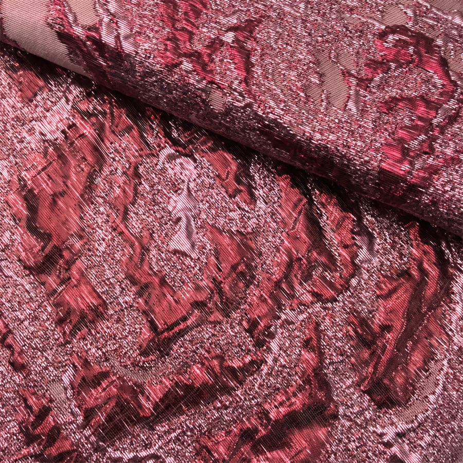 African 5 Yards/pc Gild Brocade Lace Fabric, Nigerian Jacquard Floral Pattern Lace Fabric, for Wedding/Daily/Party, Daily Wear Fabric, Formal Occasion Fabric, Luxury Lace, Elegant Lace, Premium Lace, Hand Wash Only, Embroider