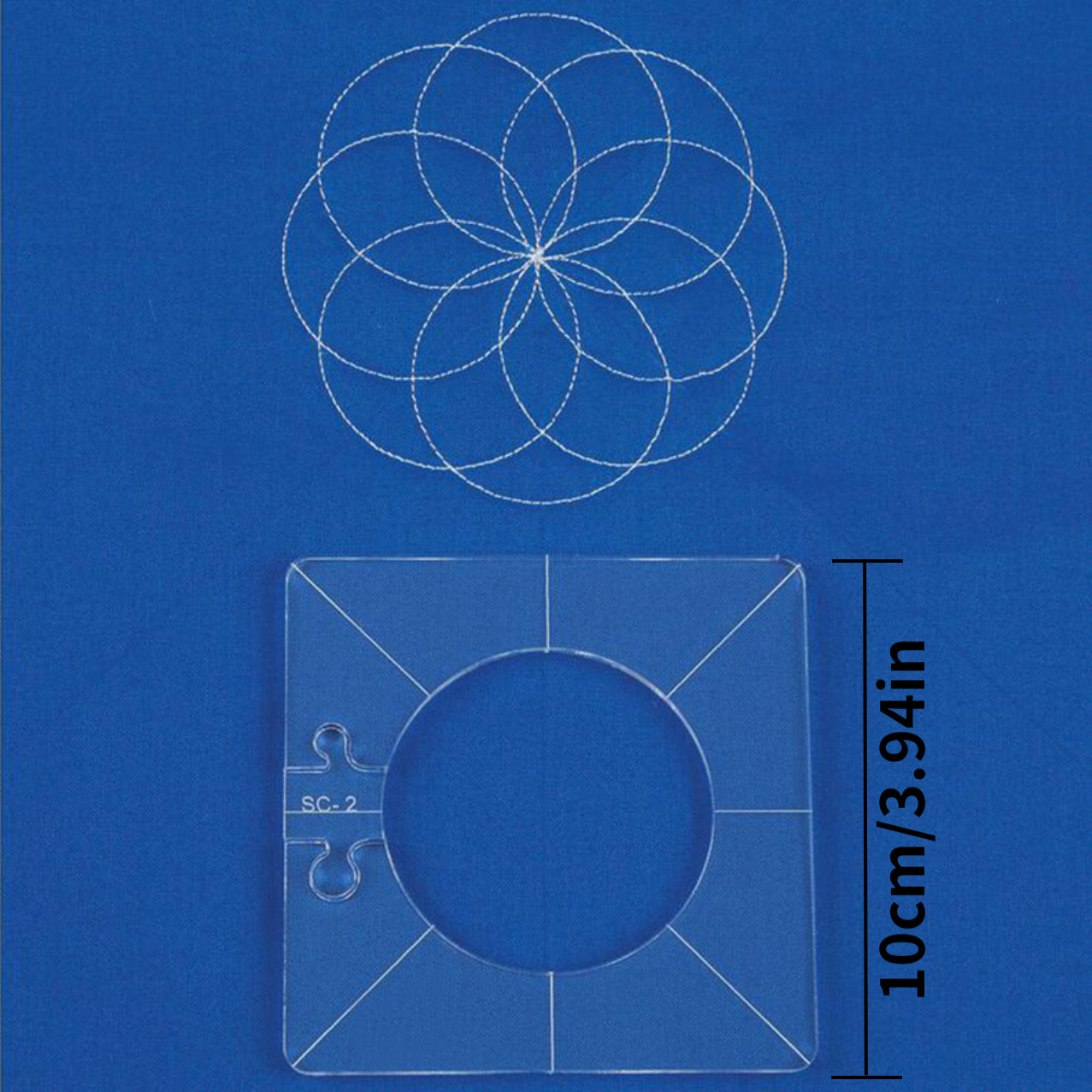 6pcs/set Ruler Template Sampler Set For Domestic Sewing Machine #RL-06