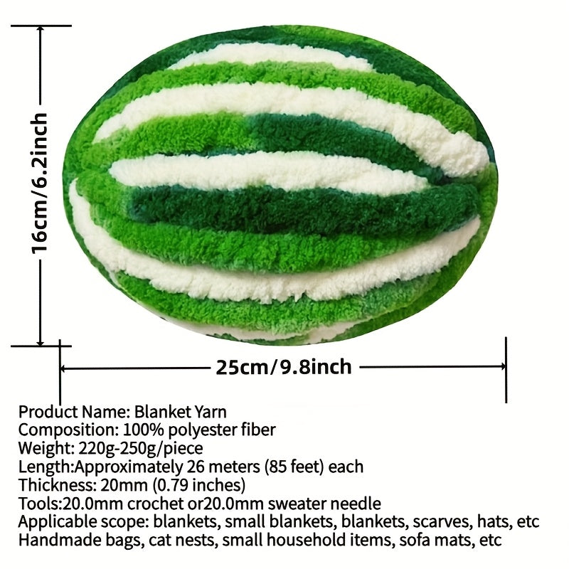 4 PSC BAYEXY Super Thick Knitting Yarn - Chunky Chenille Yarn for Handmade Blankets, All-Age Crafting Enthusiasts, 100% Polyester, Mixed Colors