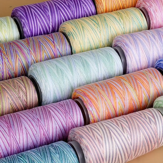 2pcs 620g 90% and 10% Linen Yarn | Soft Light Beige, Ideal for Knitting, Crocheting, Handcrafts - 2025 New Segment Dyeing 5# Lace Thread, Lightweight and Breathable for Spring and Summer Crafts - Professional Use