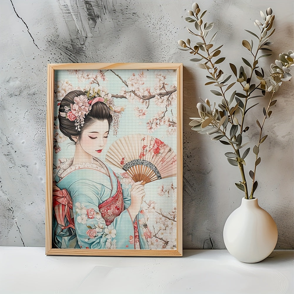 11CT Elegant Floral Cross Stitch Kit - New Collection, Ideal for Living Room, Bedroom Wall Decor, Perfect for Home and Office, Great Gift Idea, Bedroom Wall Art|Floral Pattern|Nylon Fabric, Cross Stitch Kits