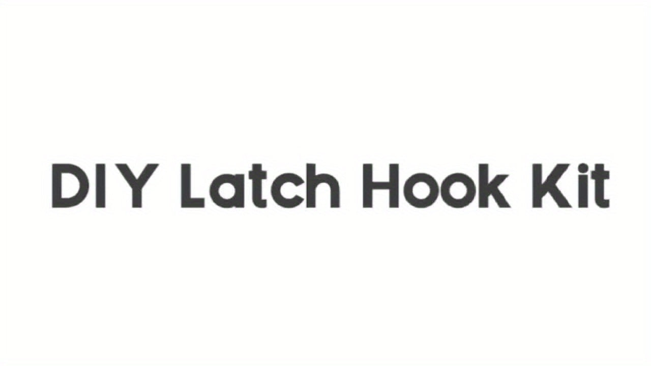 Latch Hook Rug Kits, DIY Carpet Embroidery Kits, Latch Hook Rug Needlework DIY Rugs Craft Kits for Beginners, Adults