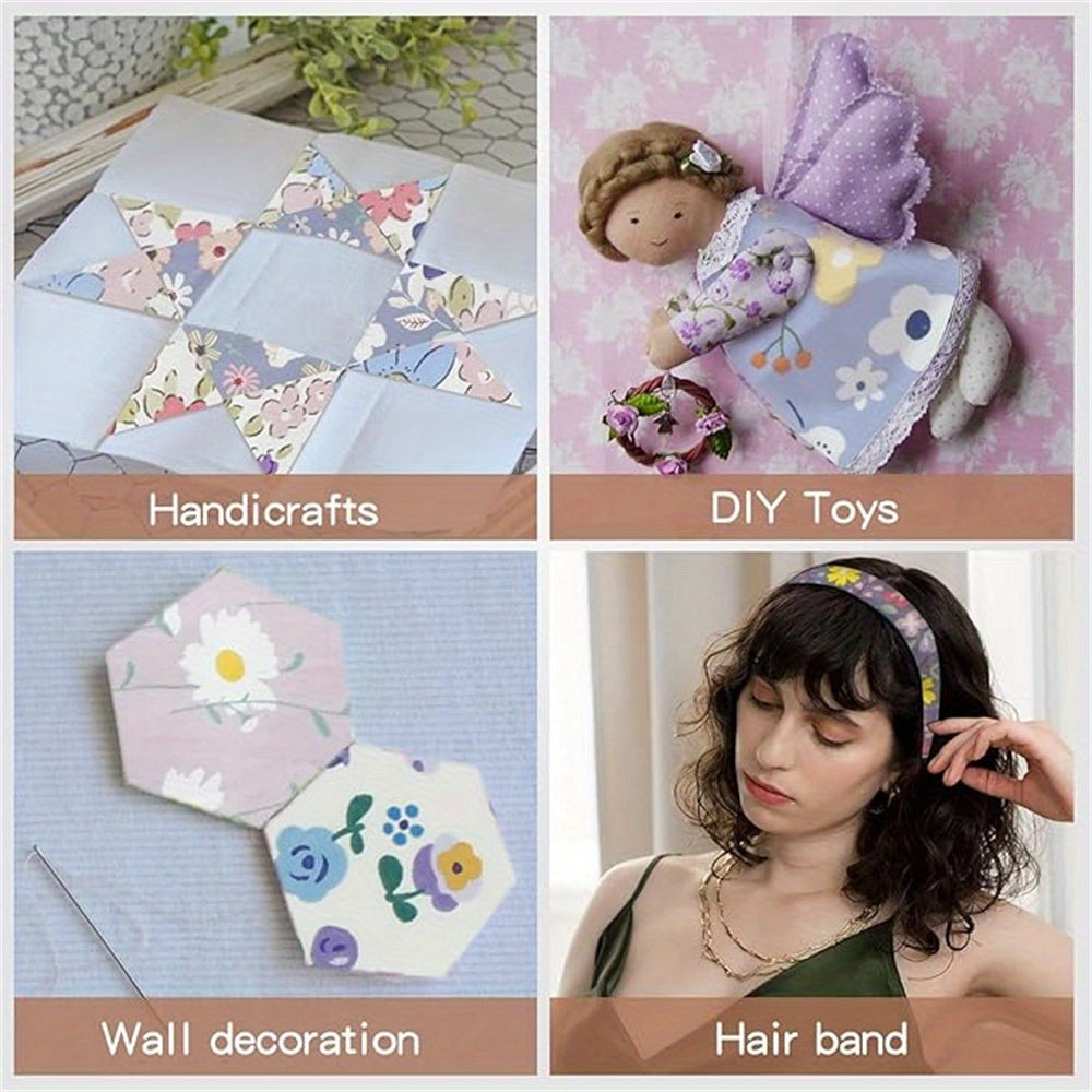 40pcs Jelly Roll Fabric Strips for Quilting Fabric, Cotton Floral for Quilting Fabric, Patchwork Fabric s for DIY Quilting Bag, Applique, Headbands, Mother Gift