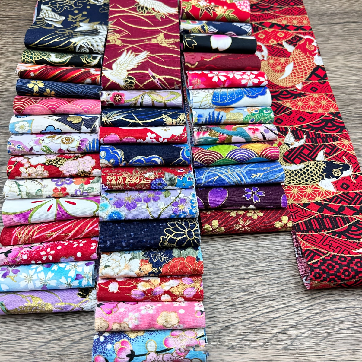 40pcs Cotton Fabric Strips, Jelly Roll Fabric, DIY Craft Kits-2.48"*19.69" Inch Precut Cotton Fabric Strips For DIY Crafts, Colorful Floral Patterns Quilting Fabric For Sewing And Quilting