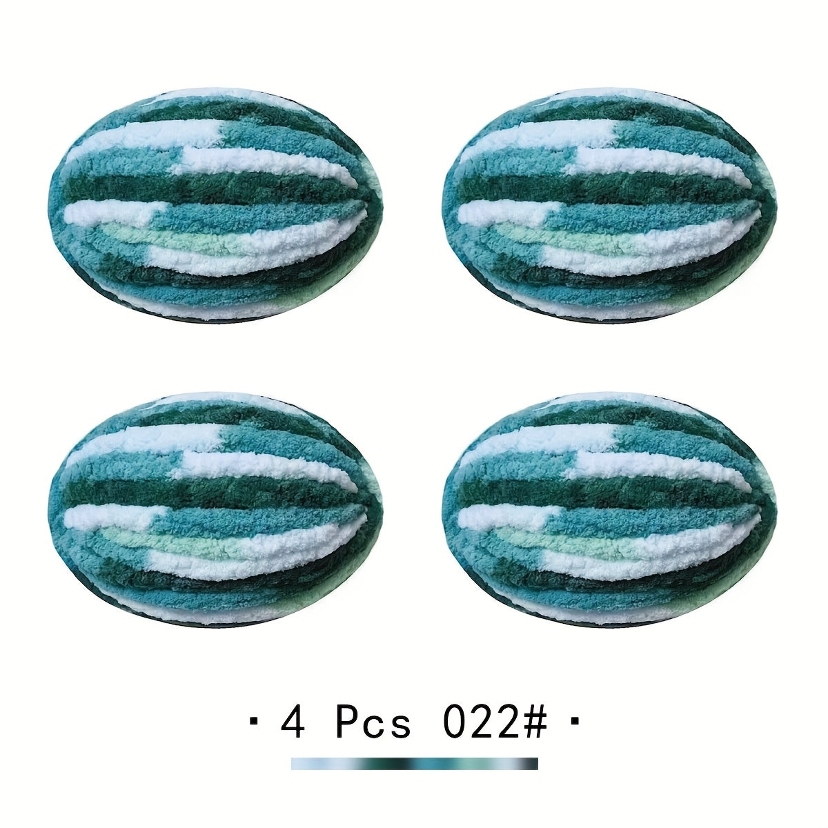 4 PSC BAYEXY Super Thick Knitting Yarn - Chunky Chenille Yarn for Handmade Blankets, All-Age Crafting Enthusiasts, 100% Polyester, Mixed Colors