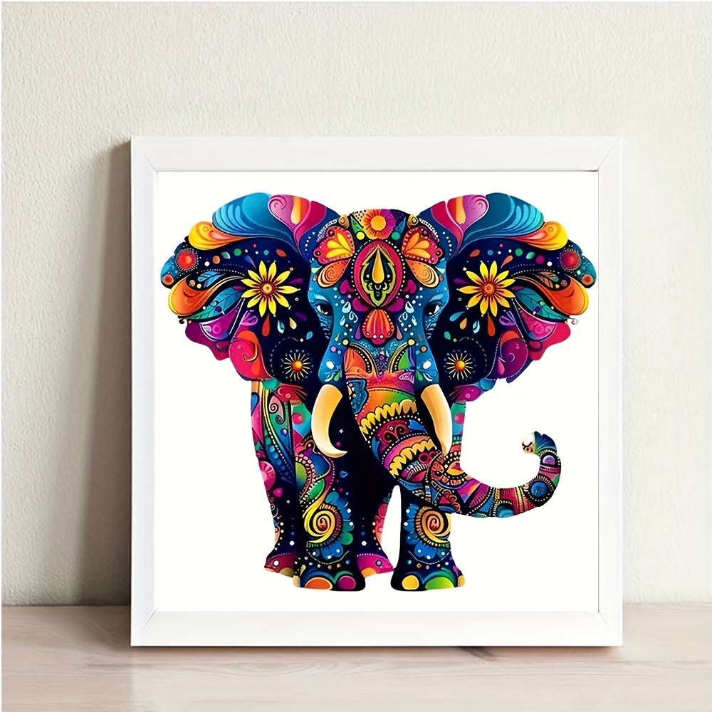 Elephant Part Bead Embroidery 11CT Cross Stitch Kits Animal Style Suitable for Adults Home Decorate Needlework