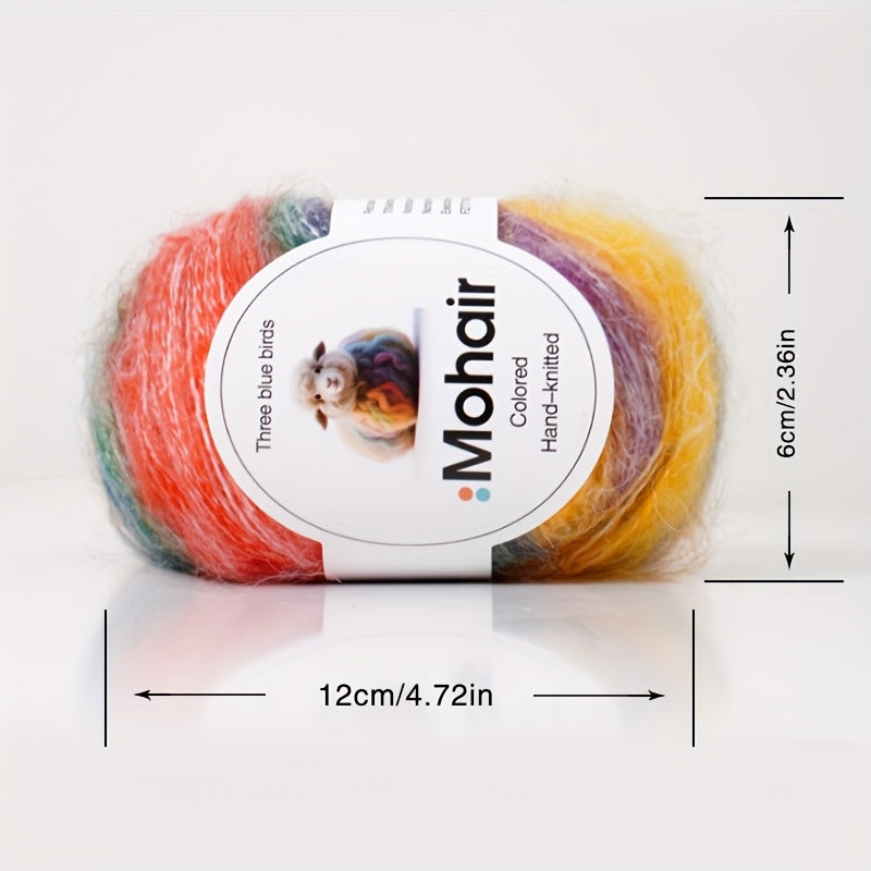 6-Pack, New Alpaca Wool, Colorful Alpaca Wool, Gradient Alpaca Wool, Colored Gradient Yarn, Knitted Sweater, Crochet Shawl, Handmade Knit Bundle