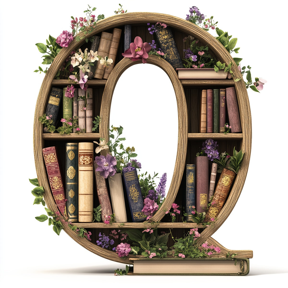 1pc JOZYSH Large Alphabet Cross Stitch DIY Kit with A-Z Letters, Numbers & Floral Frames - Complete Set with Pre-Printed Canvas, Needles, Threads, Instructions - 40x40cm/15.7x15.7in - Perfect for Home/Office Decor, Birthday/C