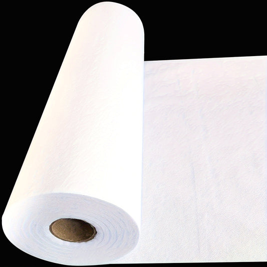Iron-On Fusible Interfacing Roll - Medium Weight Nonwoven Polyester, Single-Sided Adhesive Fabric for Quilting & DIY Crafts, Easy to Trim, 11.8 Inches x 535.43 Inches