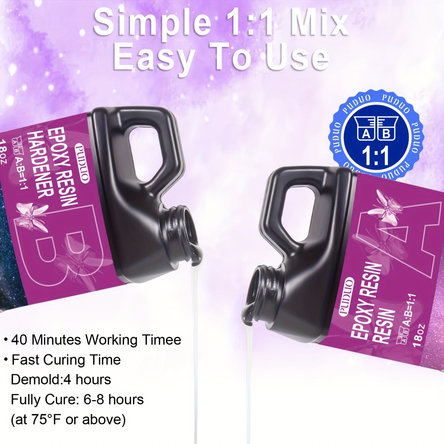 Resin Beginners Set, Including 36oz Resin And All Accessories, Easy to Unleash Creativity And Create Unique Works