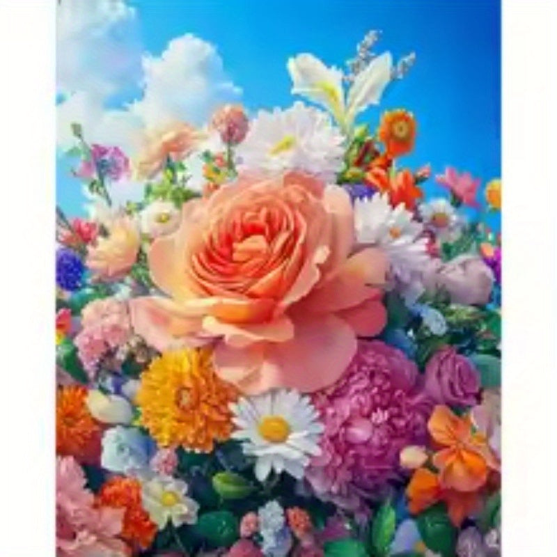 Flower Diamond Painting Cross Stitch Kits Mosaic Embroidery Home Decoration 5D DIY Art New Arrivals