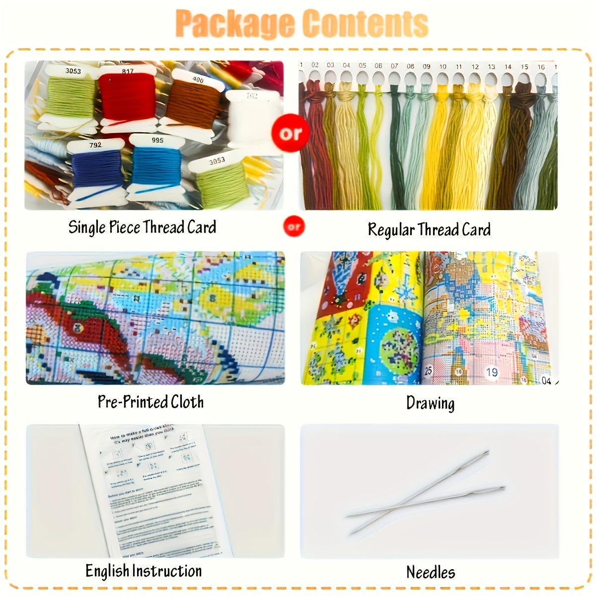 1pc JOZYSH 11x15.7" Night Landscape Cross Stitch Kit - Serene Mountain, Waterfall & Cherry Blossom Scene, Includes Canvas, Threads, Needle & Instructions - Ideal for Beginners, Perfect Gift for Friends & Family, Relaxing DIY