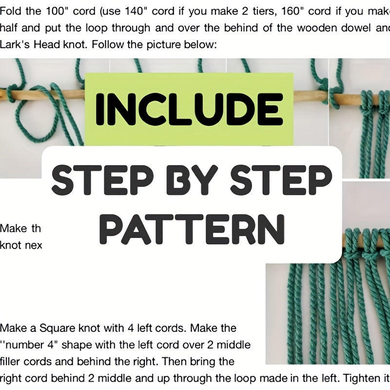 A Beginner'S Knitting Kit - Complete Tapestry Starter Set with Step-By-Step Instructions - Yarn & Needles Included - DIY Knitting Kit for Home Decor - Perfect Gift for Family & Friends - Ideal for Holidays