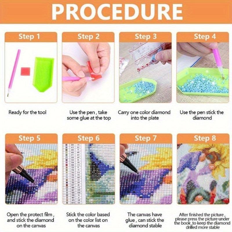 Animal Diamond Painting Cross Stitch Kits Mosaic Embroidery Home Decoration 5D DIY Art New Arrivals