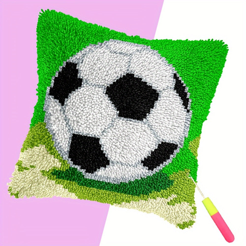 Latch Hook Kit DIY Throw Pillow Cover Sofa Cushion Owls and love Pattern Cross Stitch Material Pack
