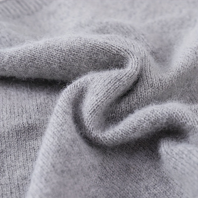 6-Ply Hand-Knitting Yarn for Self-Knitted Cashmere Sweaters, Includes Matching Yarn for Machine-Knitted Cashmere Hats and Scarves, Knitting Needles, and Yarn Balls