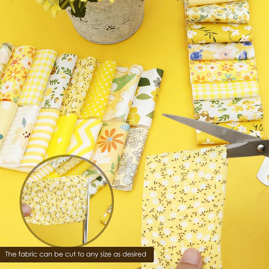 Jelly Roll Fabric Strip Roll - Pre-Cut Multicolor Pastel & Turquoise Floral Cotton Seam Fabric with Diagonal Stripes, Gingham & Polka Dots - Quilting, Scrapbooking, DIY Crafts, Dress Making, Shower & Christmas Decoration Bund