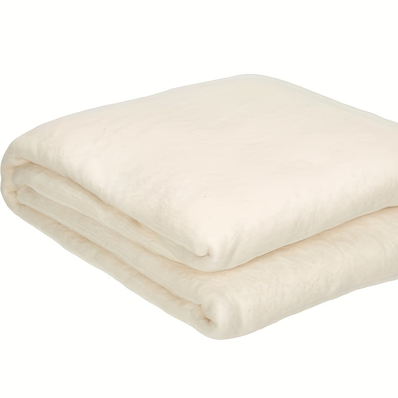 1 Pack Natural Cotton Batting () - 45"x36" Wide 1- Roll, 100% Pure White Pile for Quilting, Microwave Heating, Potato/Casserole Warmers, DIY Crafts & Bedspread Padding, Quilt Batting Heat Resistant