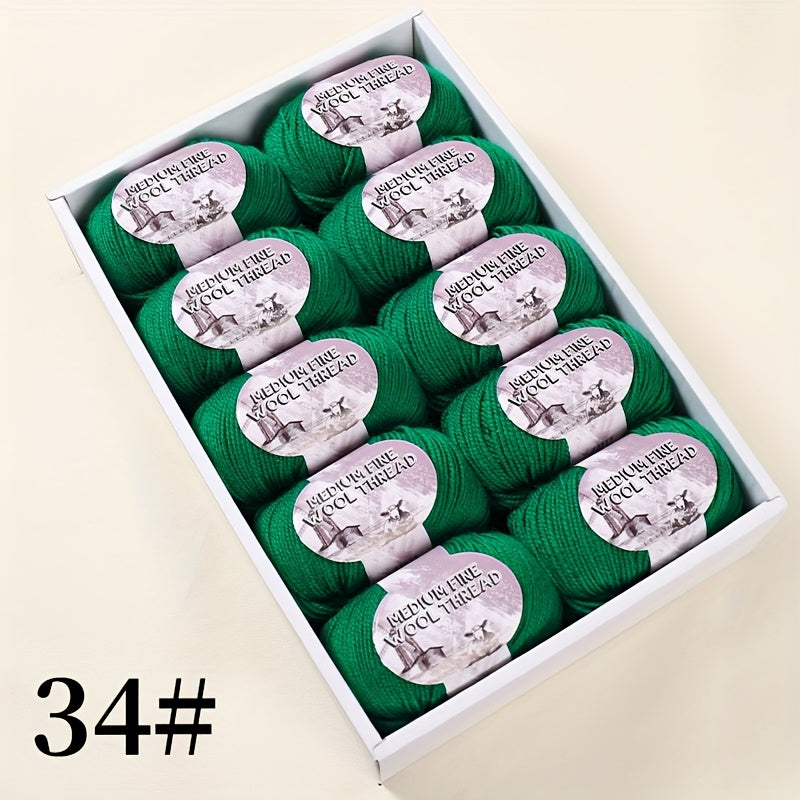 500g 1 large bag of high-quality medium-weight 212 wool yarn, hand-spun worsted wool suitable for knitting autumn and winter fashionable sweaters, scarves, hats, mittens, blankets, rugs, and various handicrafts. 100% wool. 1