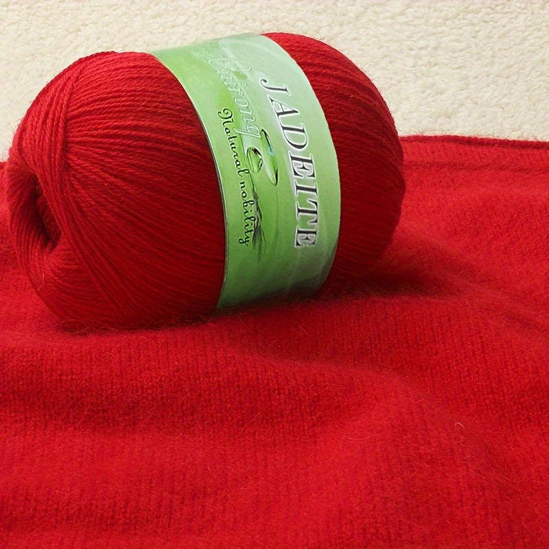 400g High-End Light Luxury Cashmere Yarn, Combed Goat Plush Yarn, Handmade Autumn/Winter Warm Fashion Knit Sweaters for Men and Women, Base Layer Sweaters, Scarves, Warm Wool Pants, 8pcs/Pack