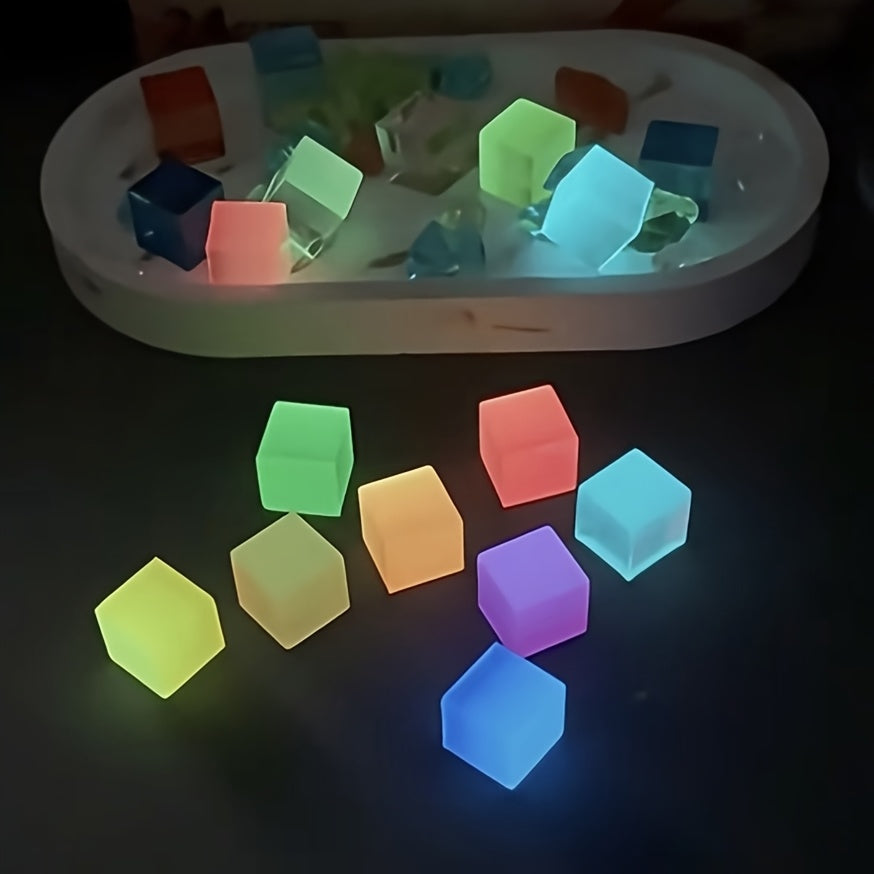 Handmade DIY Set, Resin Luminous Kit, 100g Crystal Clear Resin Kit With Mold, 12w & 8pcs Lamp Beads Resin Lamp For Making Luminous Ornaments, Earrings, Necklaces, Key Chains