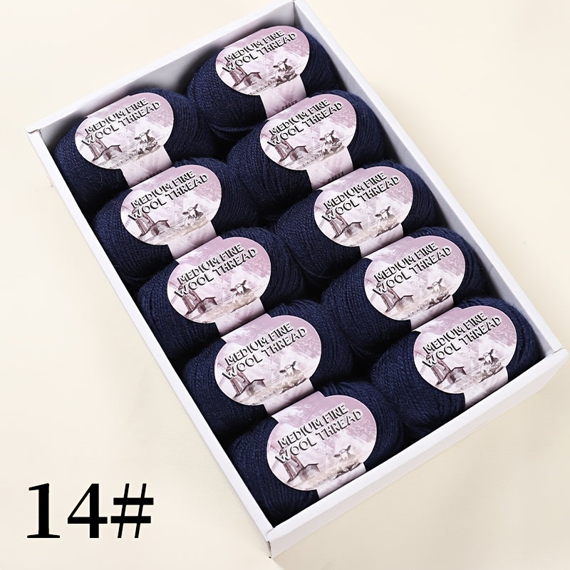 500g 1 large bag of high-quality medium-weight 212 wool yarn, hand-spun worsted wool suitable for knitting autumn and winter fashionable sweaters, scarves, hats, mittens, blankets, rugs, and various handicrafts. 100% wool. 1