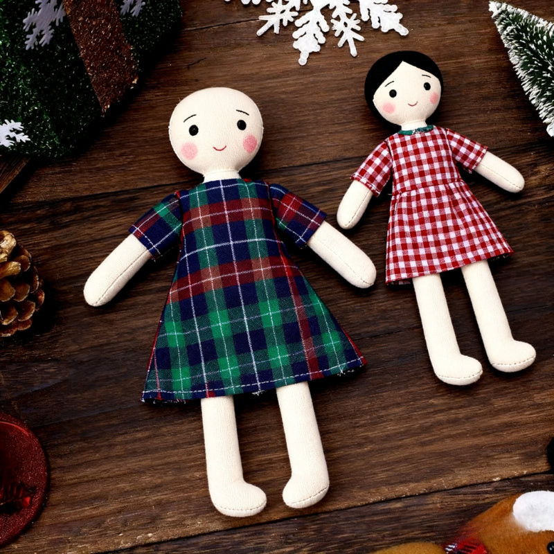 20pcs 20x25cm (7.87x9.84in) Christmas checkered theme series, printed hand-sewn patchwork fabric, hand-sewn patchwork, patchwork strips for DIY patchwork crafts, including sets with different patterns, pre-cut DIY handmade do