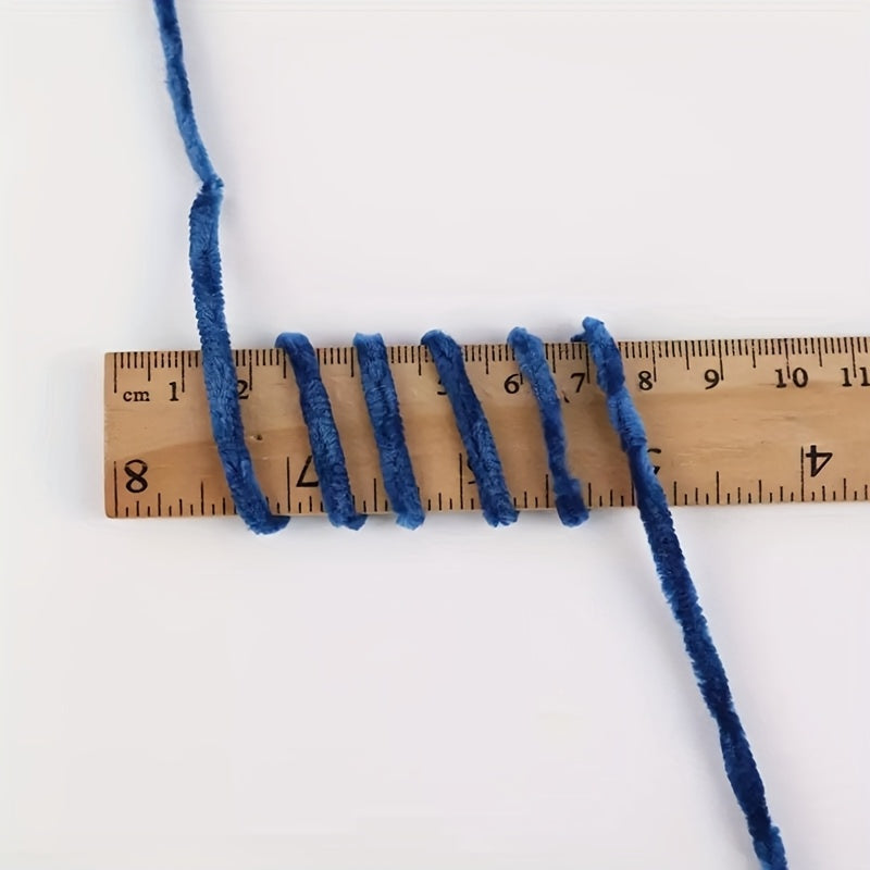 Large Ball Light Beige-Friendly Chenille Yarn 5pcs 500g - Ultra-Soft Velvet Yarn for Crocheting Blankets, Hats | Warm, Thick, Non-Deforming DIY Craft