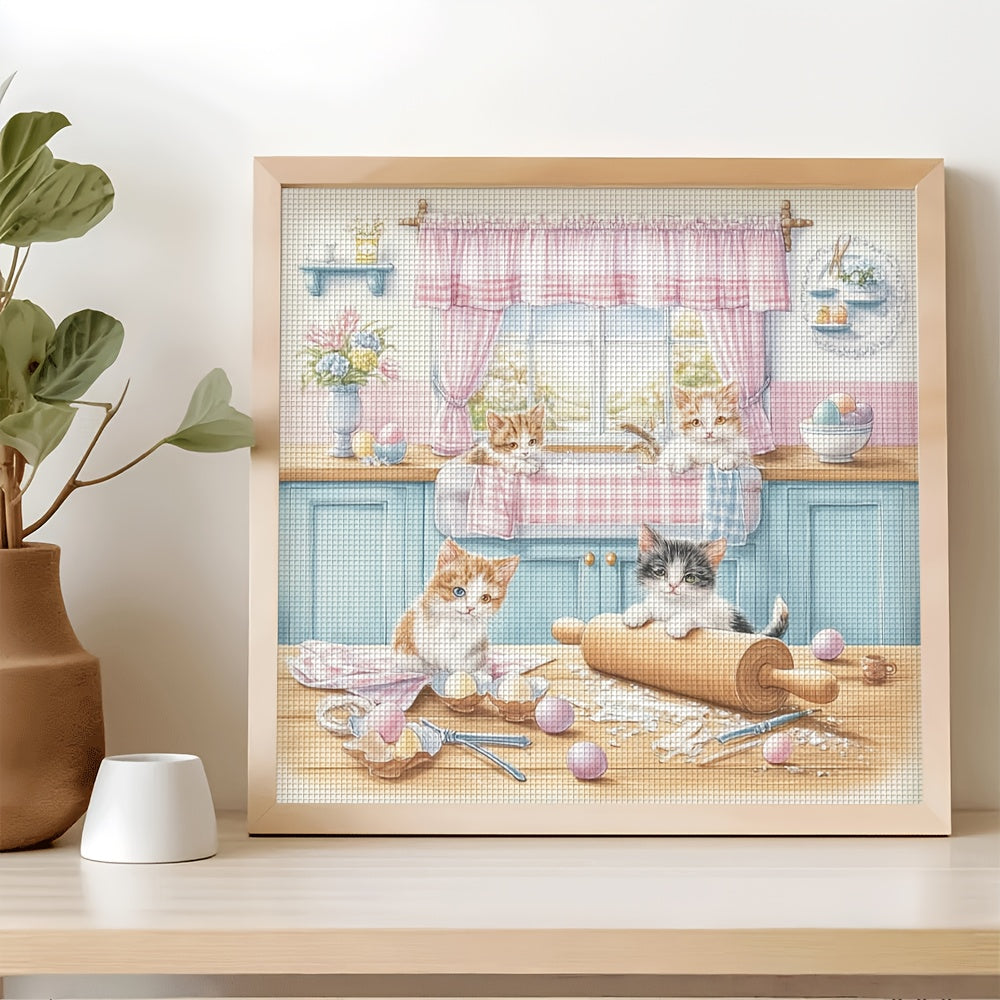 Cross Stitch Kit, Brand New Cross Stitch for Living Room Entryway Bedroom Decor, Suitable for Home and Office Wall Art, 11CT Gift for Friends & Family, Mini Cross Stitch Kits, New Stamped Cross Stitch, Cross Stitch Supplies,