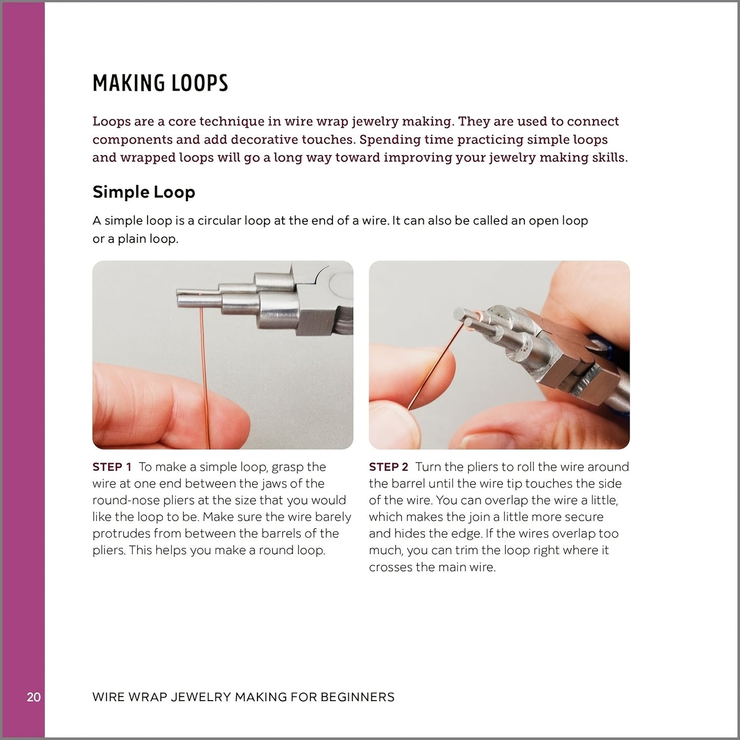Wire Wrap Making for Beginners Book: Step-by-Step Beading Projects with Hands-On -Making Guides - Learn Wire Wrapping Techniques for Beaded Designs (Paperback) - Craft Book for DIY Artists & Wire Wrapping Classes