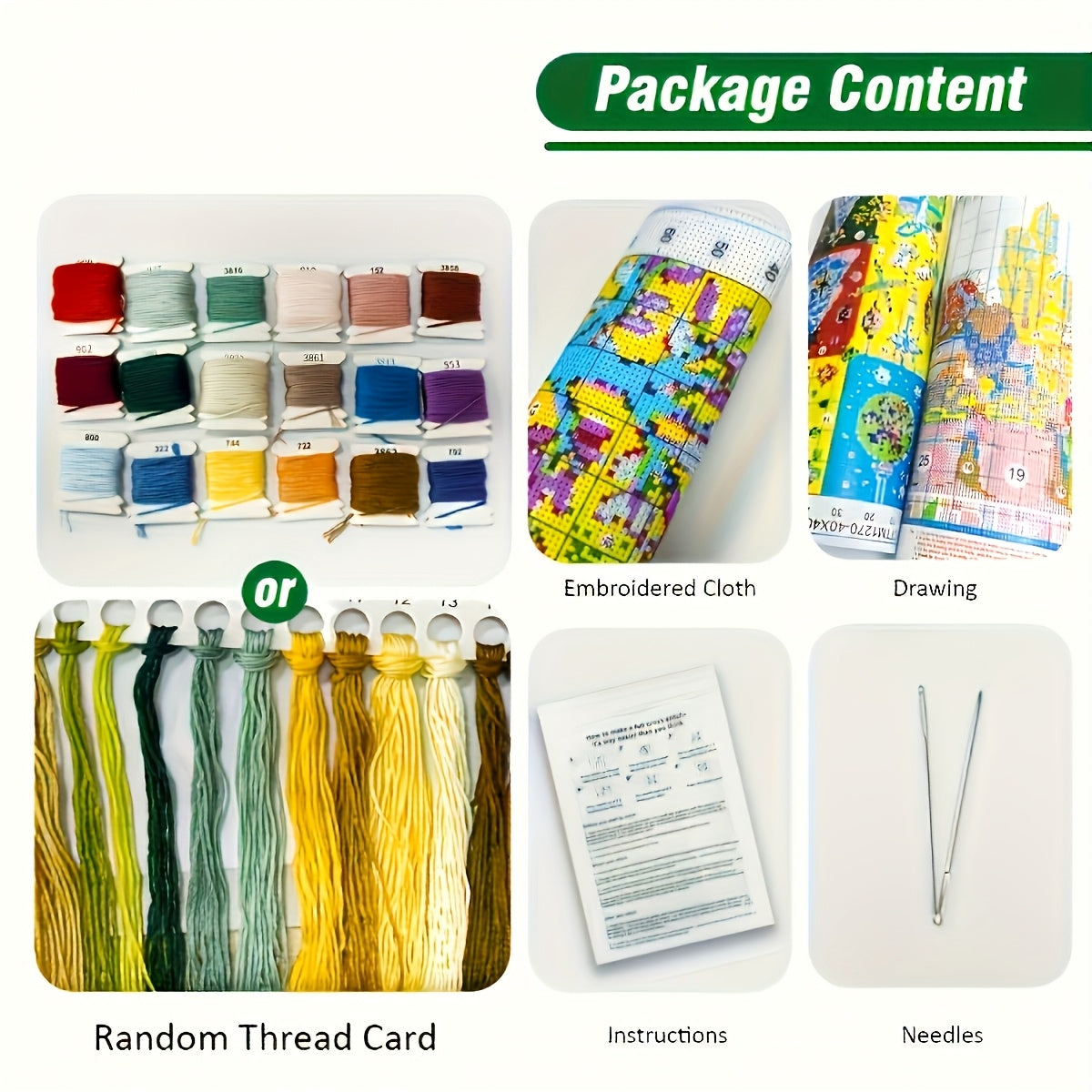 JOZYSH 11x11" Angel Cross Stitch Kit - Beautiful Winged Angel Design with Lace Dress, Includes Pattern Fabric & Threads - Perfect for Home Decor in Living Room, Entryway, or Bedroom, Bedroom Wall Art | Serene Angel Design | D