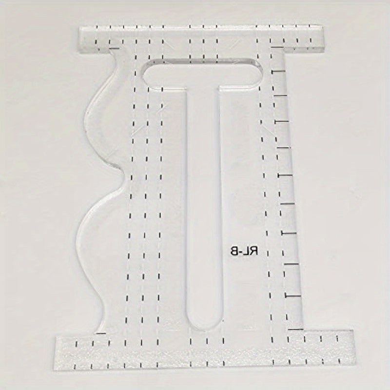 Quilting Ruler Sid is A StraightCurvy Quilting Tool with A Cut Out Center to Helping You Create Some Amazing Designs